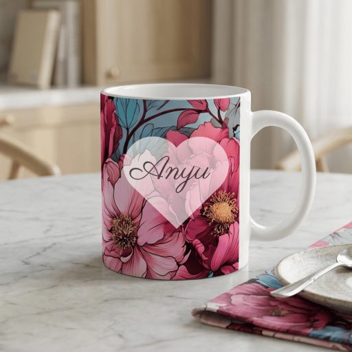 Bazsarózsás bögre