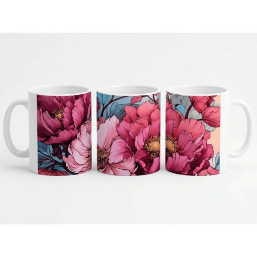 Bazsarózsás bögre