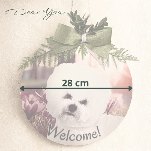 Egyedi, fényképes kopogtató