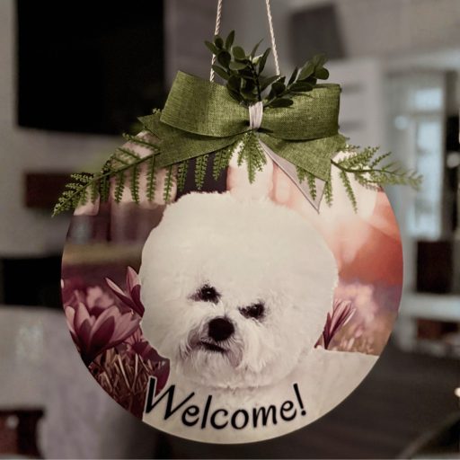 Egyedi, fényképes kopogtató