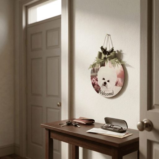 Egyedi, fényképes kopogtató